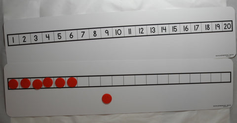 1-20 one-inch square Number Path