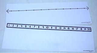 1-20 Two-sided Number Path/ Line