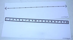 1-20 Two-sided Number Path/ Line