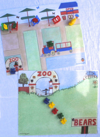 Zoo and Inside Zoo Math Mat